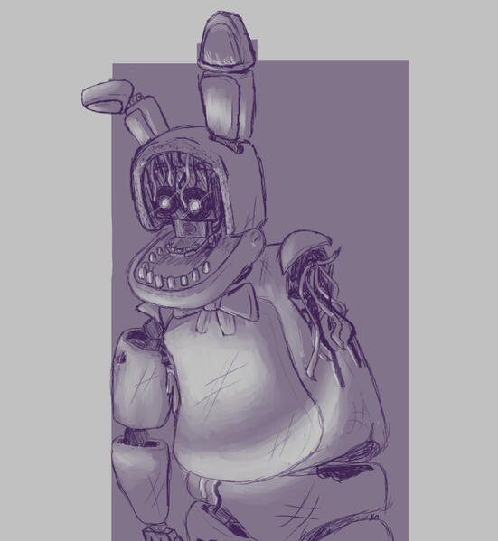 First time drawing anything FNaF related in like a year (Drawn Dec 2024)