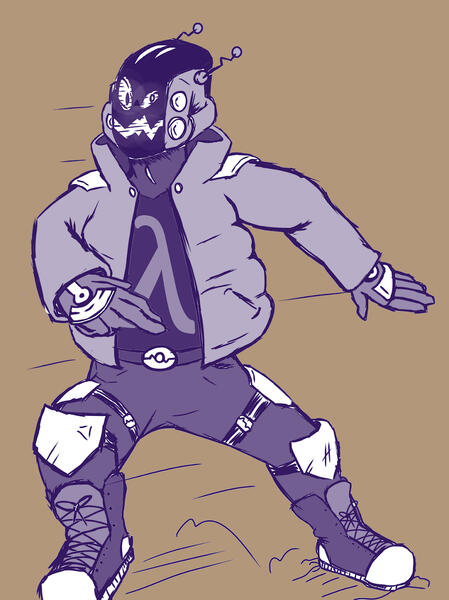 A doodle of a character for a RP (conceptual design)