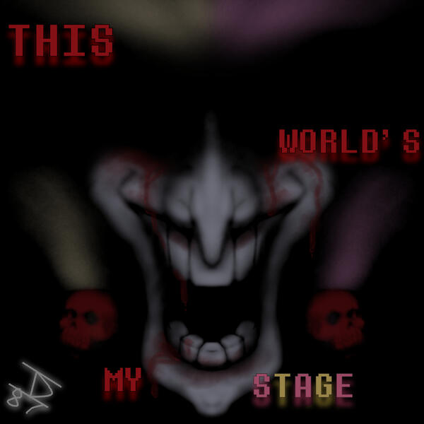 Rendered drawing of Him (Scampton.exe "joke" character in Deltarune: Chapter Rewritten community)